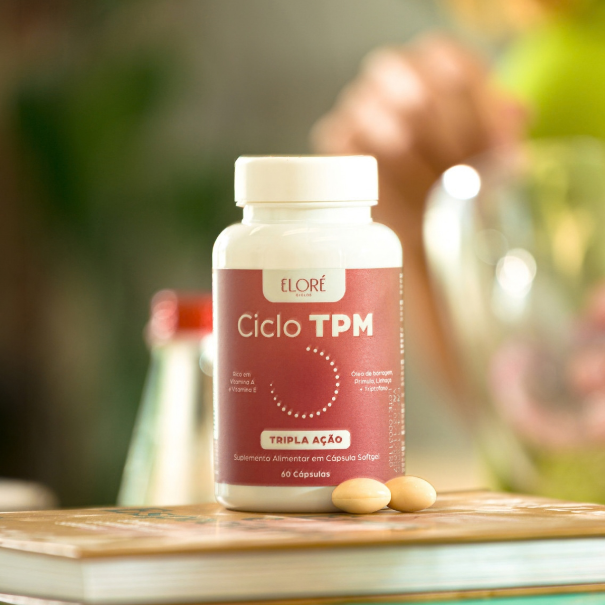 Ciclo TPM Tripla Ação Eloré - Kit com 120 cápsulas